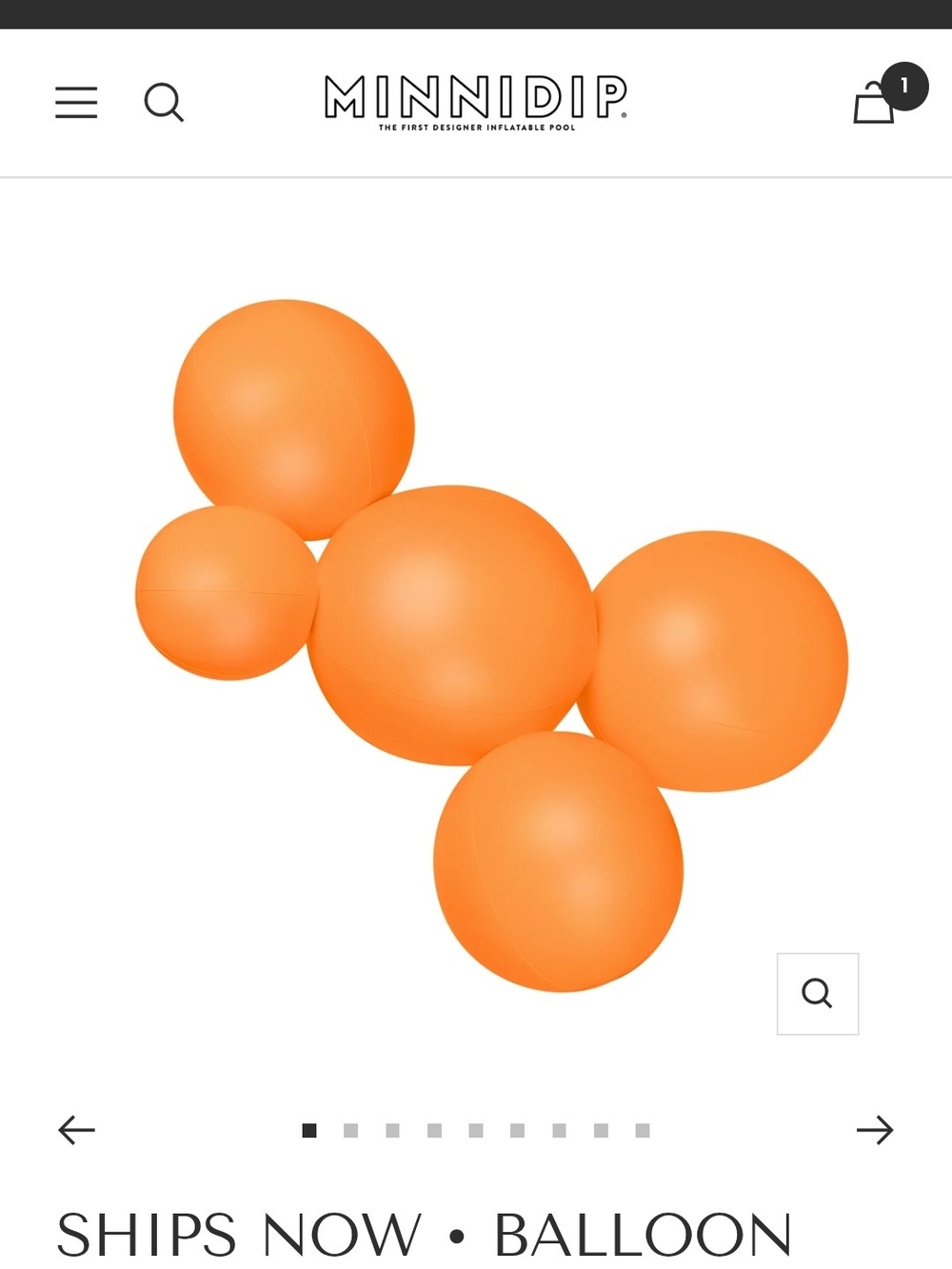 SET OF 6 colors Minnidip BALLOON Cluster: 5 CLUSTER BUNDLE - Picture 5 of 6